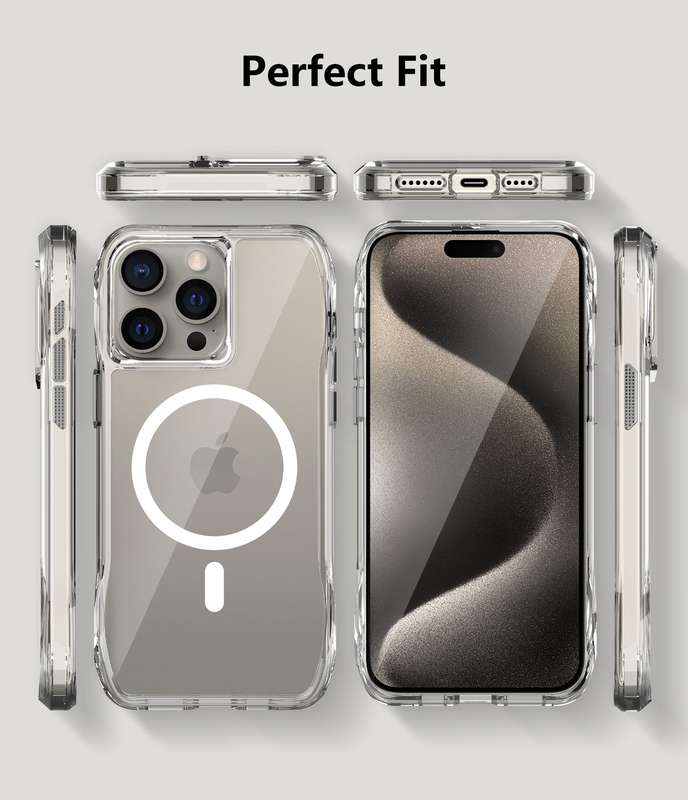 Octagon MagSafe Cover for iPhone 15 Pro / 15 Pro Max Shockproof Case