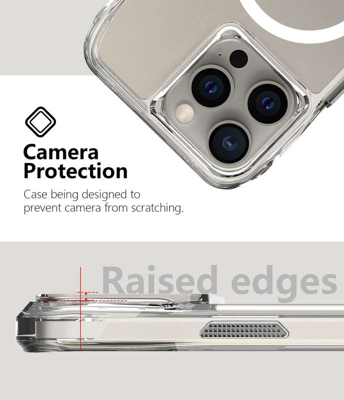 Octagon MagSafe Cover for iPhone 15 Pro / 15 Pro Max Shockproof Case