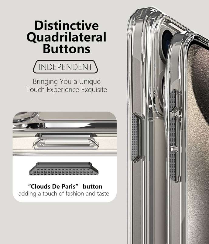 Octagon MagSafe Cover for iPhone 15 Pro / 15 Pro Max Shockproof Case