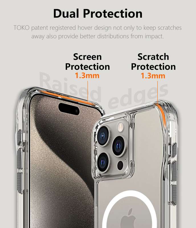 Octagon MagSafe Cover for iPhone 15 Pro / 15 Pro Max Shockproof Case