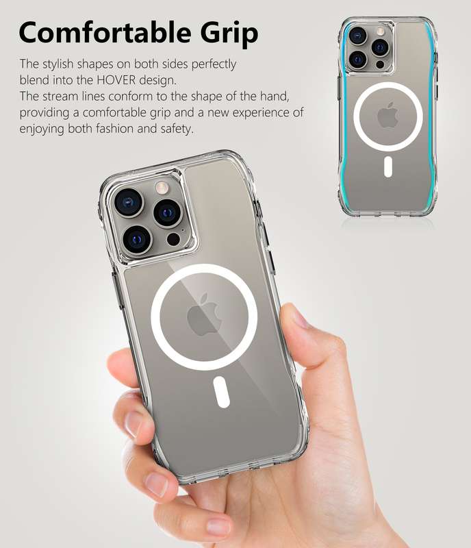 Octagon MagSafe Cover for iPhone 15 Pro / 15 Pro Max Shockproof Case