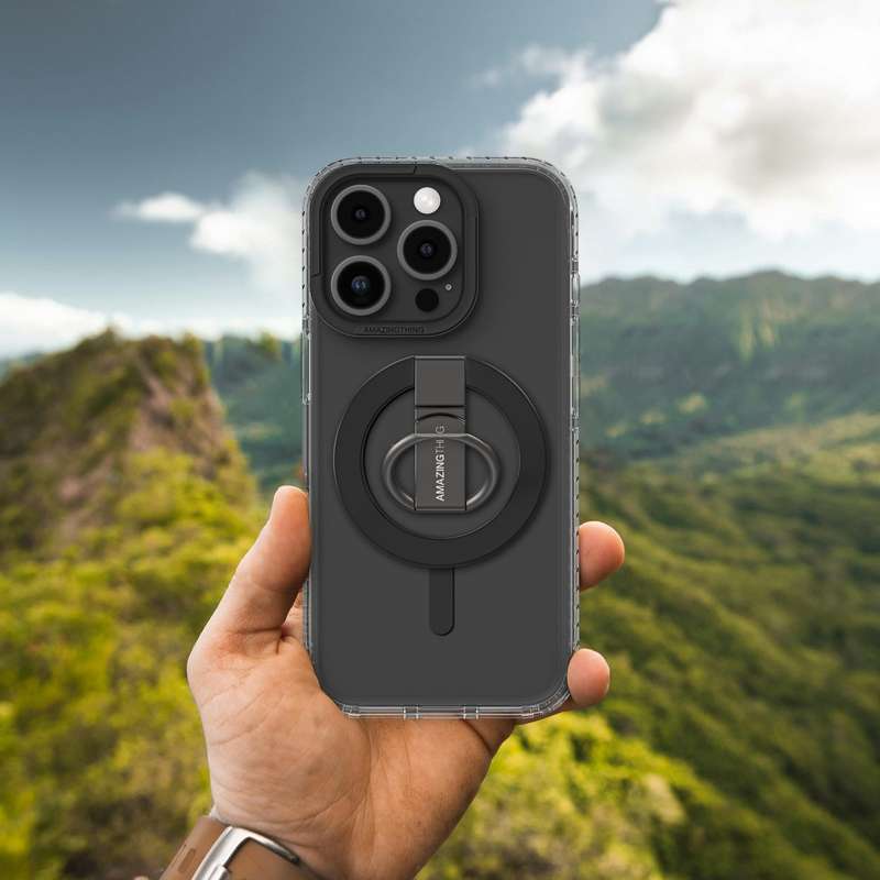 AMAZINGTHING Titan Pro Mag Grip Ring Set Case for iPhone 16/16 Plus/16 Pro/16 Pro Max MagSafe Cover
