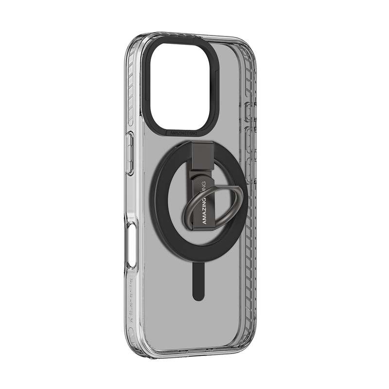 AMAZINGTHING Titan Pro Mag Grip Ring Set Case for iPhone 16/16 Plus/16 Pro/16 Pro Max MagSafe Cover