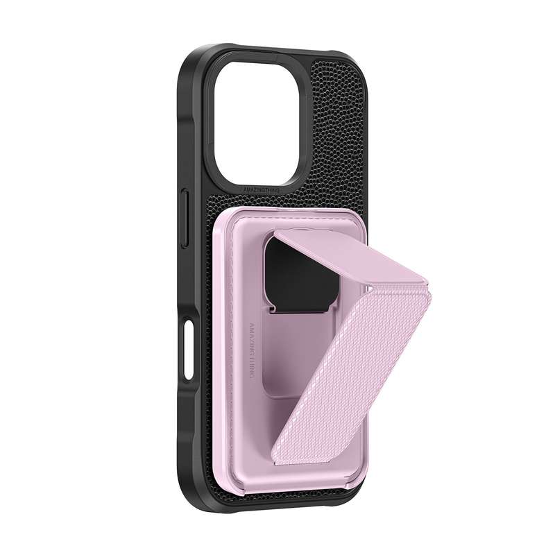 AMAZINGTHING Glamour Mag Shockproof Case Wallet Stand for iPhone 16/16 Plus/16 Pro/16 Pro Max Mag...