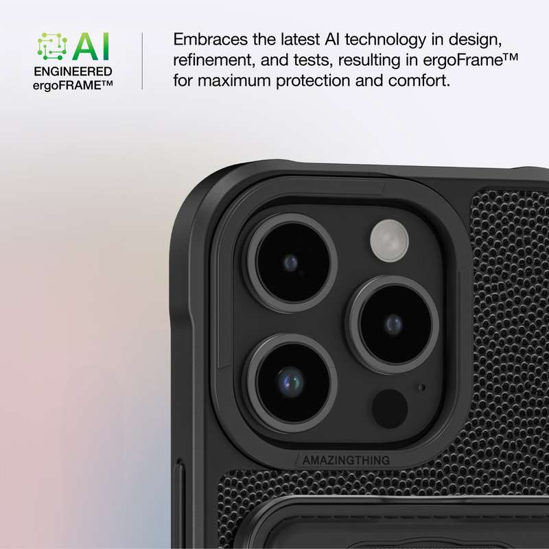 AMAZINGTHING Glamour Mag Shockproof Case Wallet Stand for iPhone 16/16 Plus/16 Pro/16 Pro Max Mag...