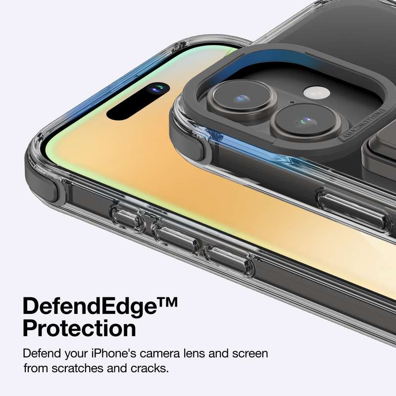 AMAZINGTHING Omni Mag Shockproof Case Grip Stand Set for iPhone 16/16 Plus MagSafe Cover