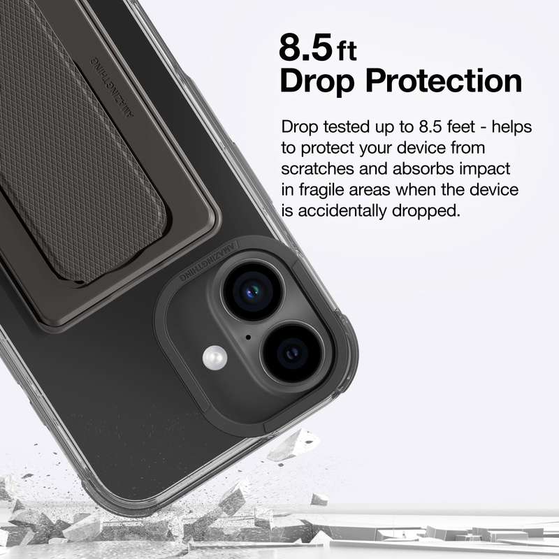 AMAZINGTHING Omni Mag Shockproof Case Grip Stand Set for iPhone 16/16 Plus MagSafe Cover