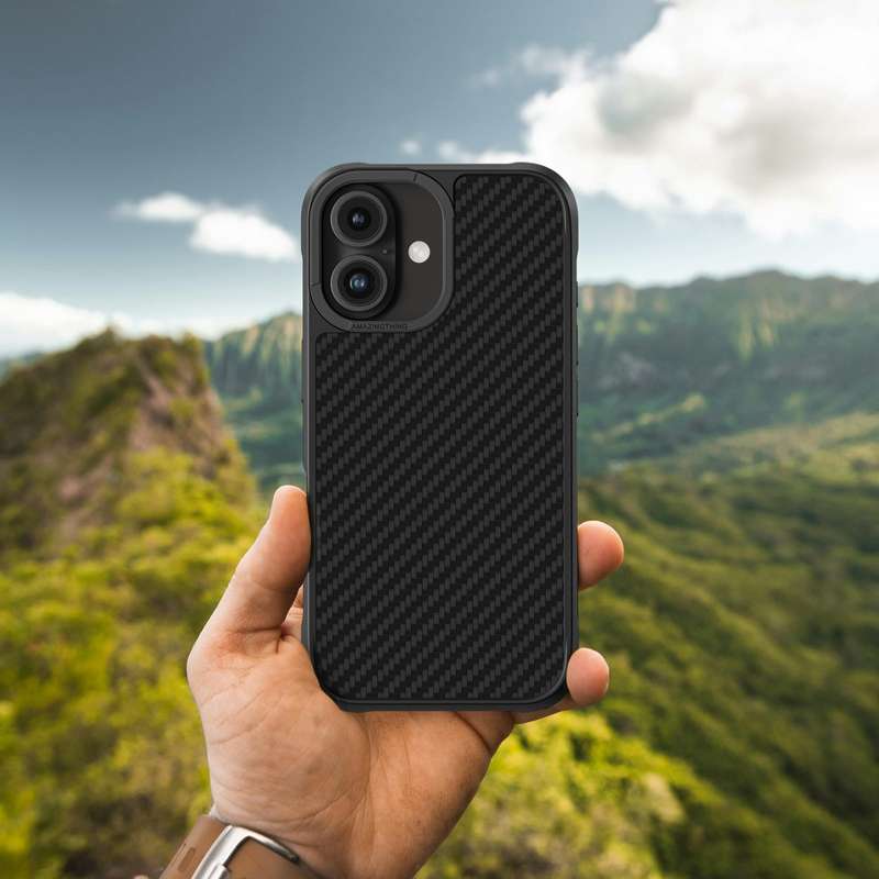 AMAZINGTHING Titan Max Aramid Fiber Mag Case for iPhone 16/16 Plus Shockproof MagSafe Cover