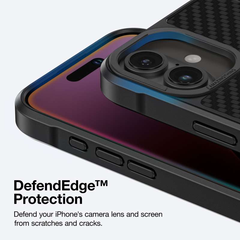 AMAZINGTHING Titan Max Aramid Fiber Mag Case for iPhone 16/16 Plus Shockproof MagSafe Cover