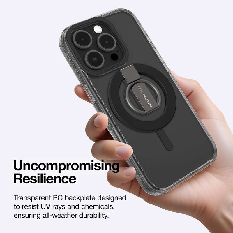 AMAZINGTHING Titan Pro Mag Grip Ring Set Case for iPhone 16/16 Plus/16 Pro/16 Pro Max MagSafe Cover