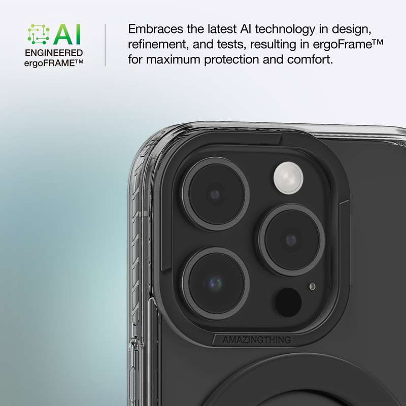 AMAZINGTHING Titan Pro Mag Grip Ring Set Case for iPhone 16/16 Plus/16 Pro/16 Pro Max MagSafe Cover