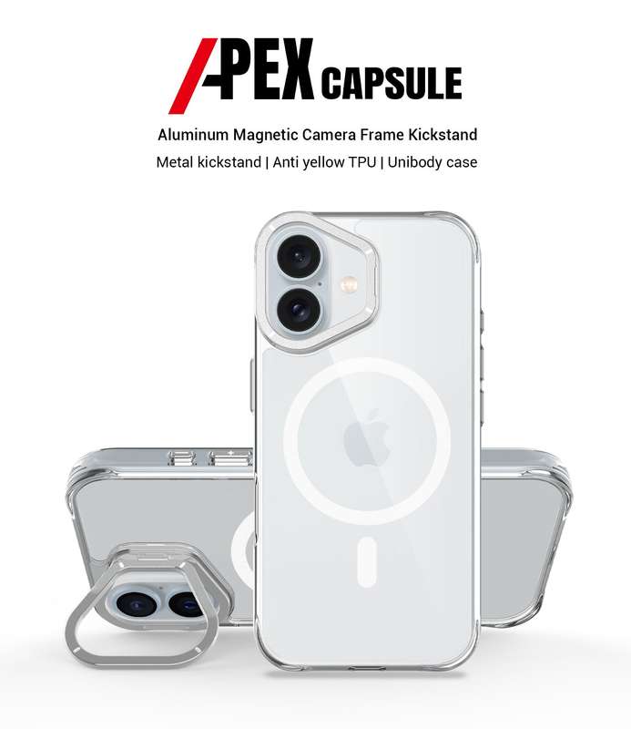 Apex Capsule Cover For iPhone 16 Shockproof Case
