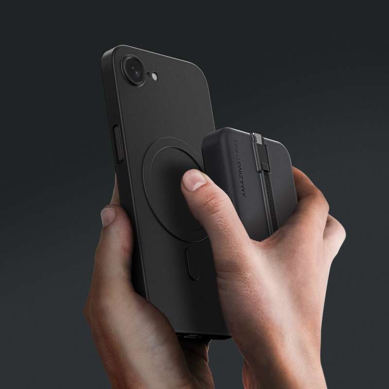 AMAZINGTHING Minimal Air Mag Case for iPhone 16e Cover