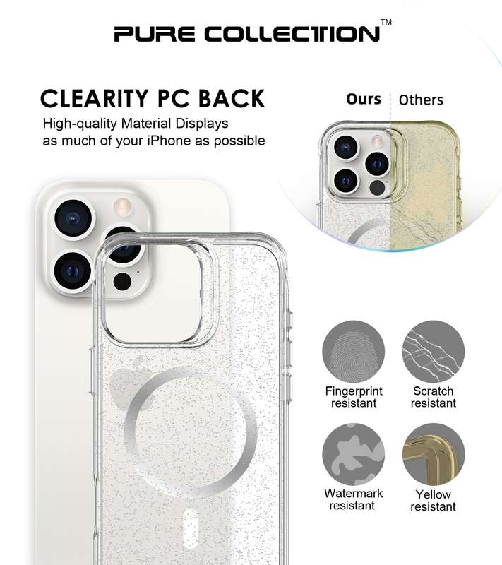 Pure Glitter MagSafe Cover for iPhone 16 Pro / 16 Pro Max