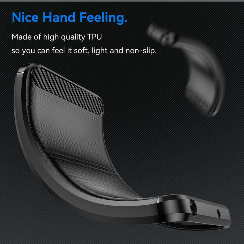Redmi Note 13 5G Carbon Fiber Design Case Shockproof Cover