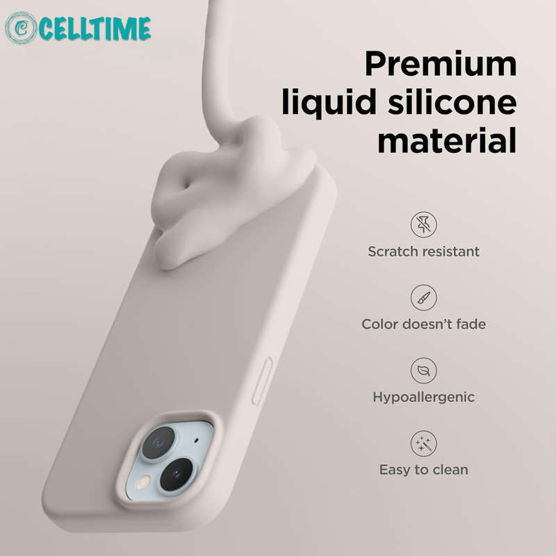 Thickened Design Silicone Cover for iPhone 15 Series Shockproof Case