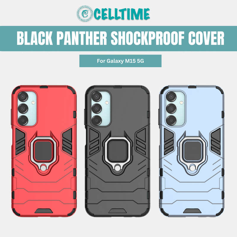 Black Panther Case for Samsung Galaxy M15 5G Shockproof Cover