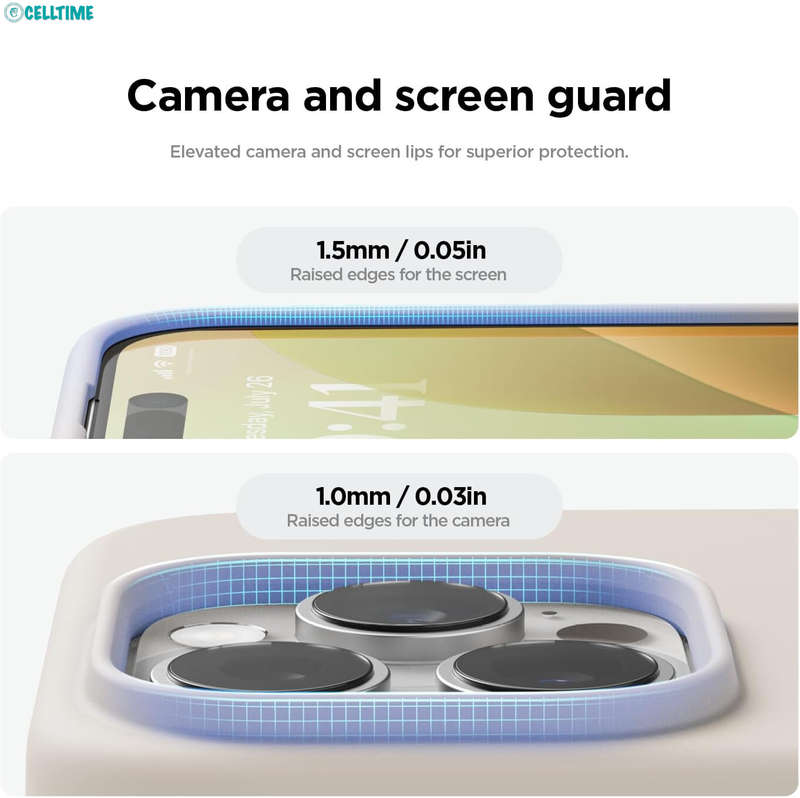 Liquid Silicone Case for iPhone 16/16 Plus/16 Pro/16 Pro Max Shockproof Cover