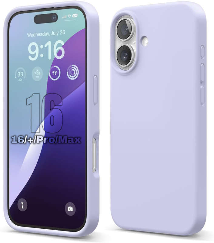 Liquid Silicone Case for iPhone 16/16 Plus/16 Pro/16 Pro Max Shockproof Cover
