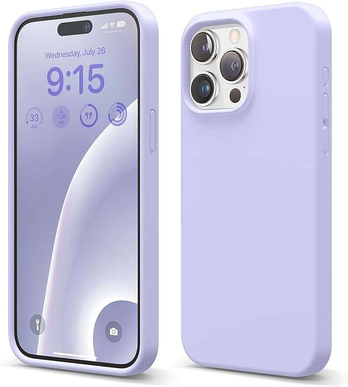 Thickened Design Silicone Cover for iPhone 15 Series Shockproof Case