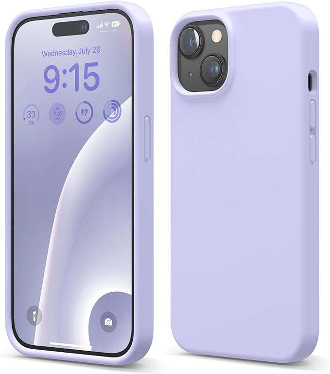 Thickened Design Silicone Cover for iPhone 15 Series Shockproof Case