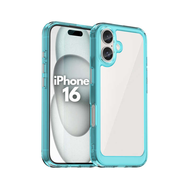 Candy Clear Case for iPhone 16 Shockproof Cover