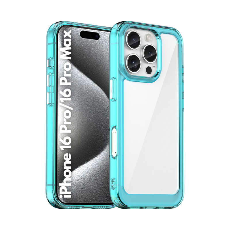 Candy Clear Case for iPhone 16 Pro / 16 Pro Max Shockproof Cover