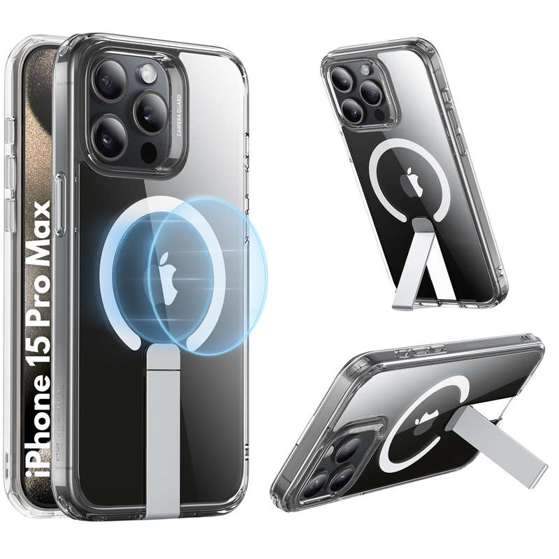 ESR Boost Flickstand Magsafe Cover for iPhone 15 Pro Max (HaloLock)