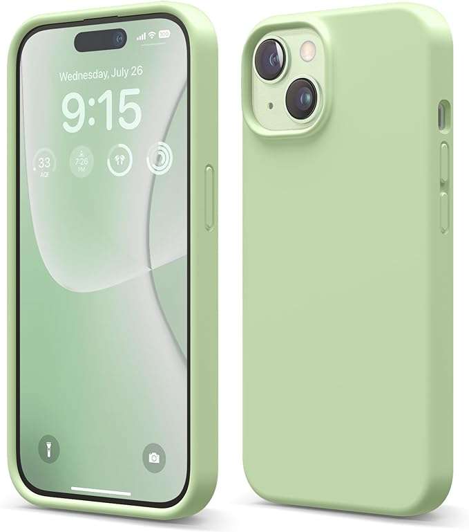 Thickened Design Silicone Cover for iPhone 15 Series Shockproof Case