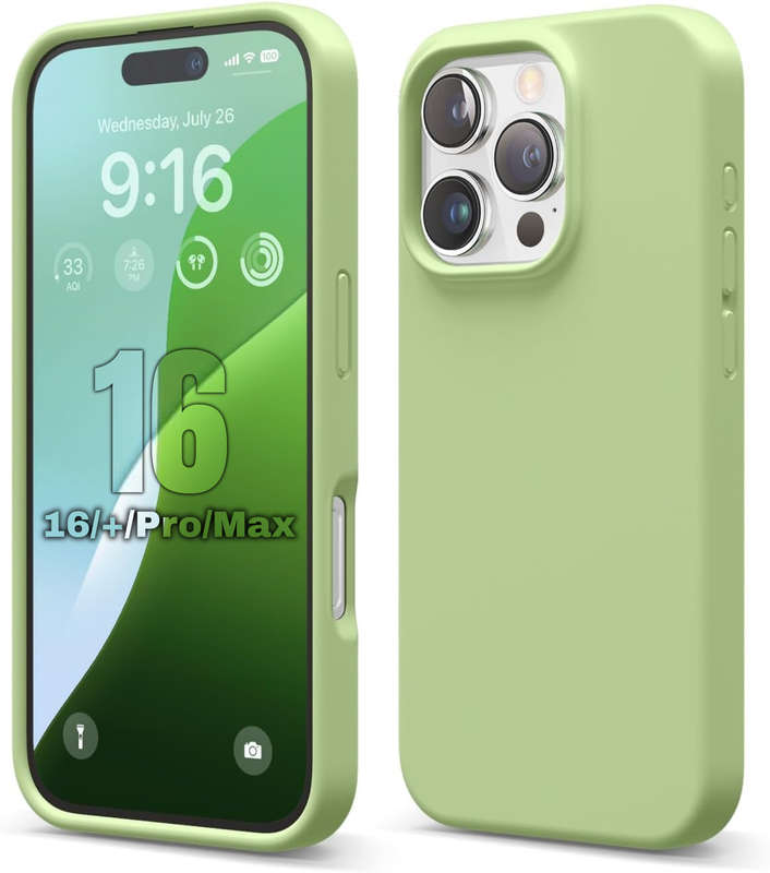 Liquid Silicone Case for iPhone 16/16 Plus/16 Pro/16 Pro Max Shockproof Cover