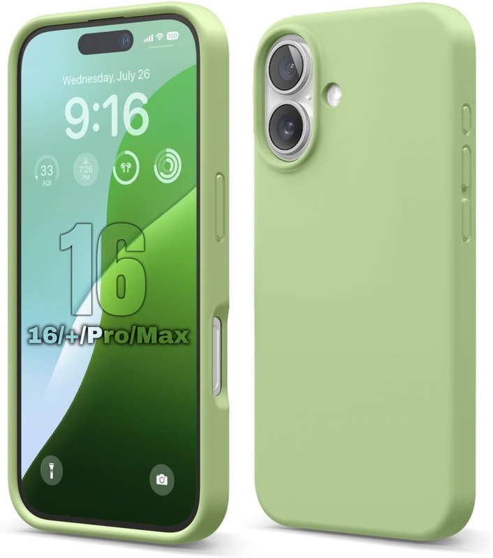 Liquid Silicone Case for iPhone 16/16 Plus/16 Pro/16 Pro Max Shockproof Cover