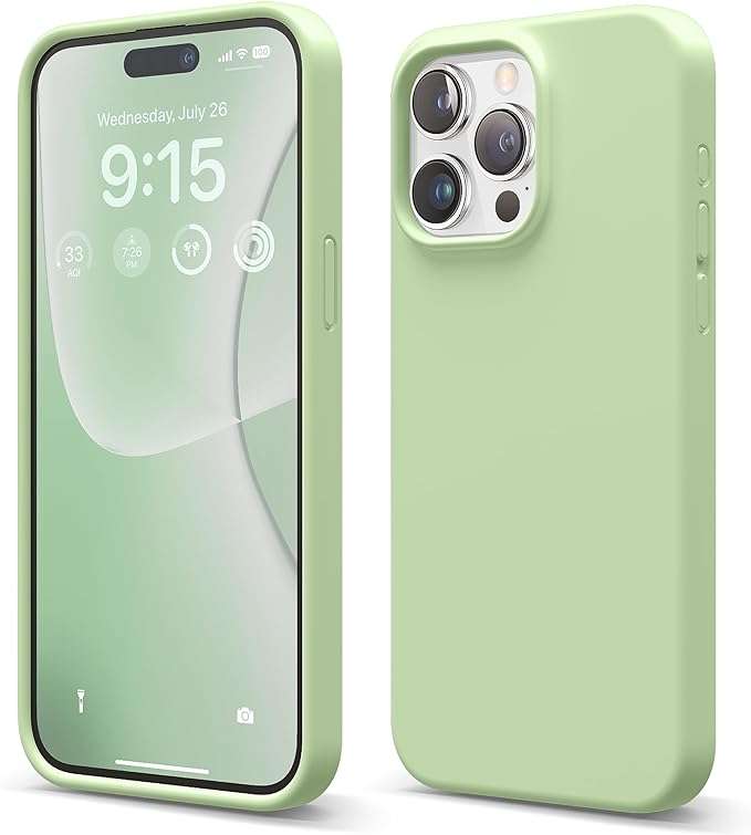 Thickened Design Silicone Cover for iPhone 15 Series Shockproof Case