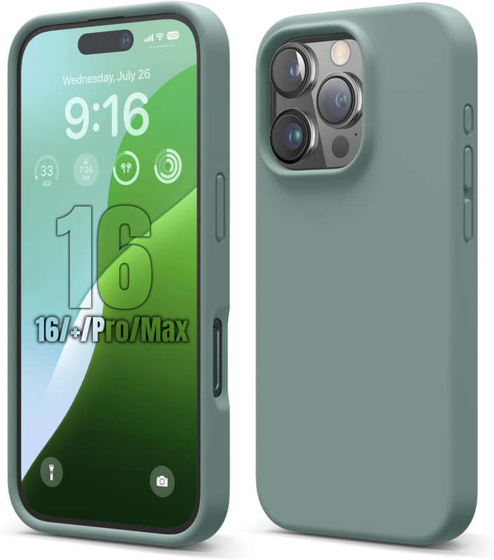 Liquid Silicone Case for iPhone 16/16 Plus/16 Pro/16 Pro Max Shockproof Cover