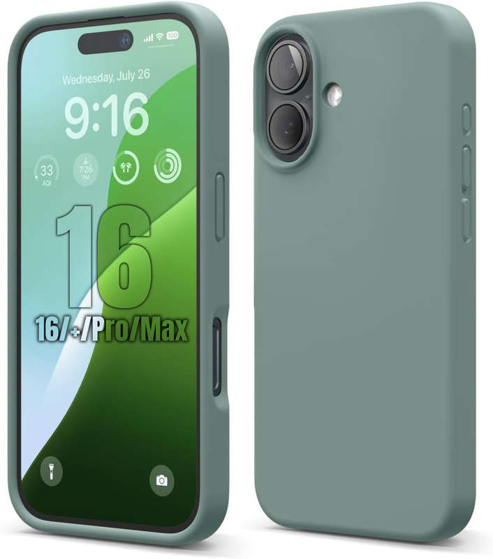 Liquid Silicone Case for iPhone 16/16 Plus/16 Pro/16 Pro Max Shockproof Cover