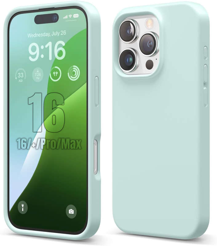 Liquid Silicone Case for iPhone 16/16 Plus/16 Pro/16 Pro Max Shockproof Cover