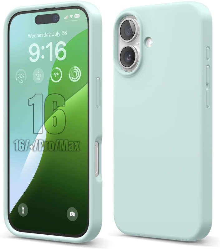 Liquid Silicone Case for iPhone 16/16 Plus/16 Pro/16 Pro Max Shockproof Cover