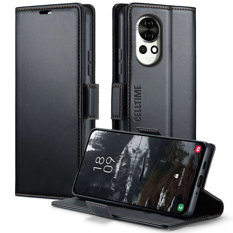 Retro Flip Leather Wallet Cover for Huawei Nova 13