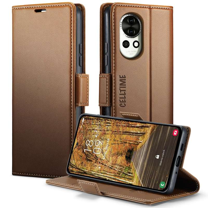 Retro Flip Leather Wallet Cover for Huawei Nova 13