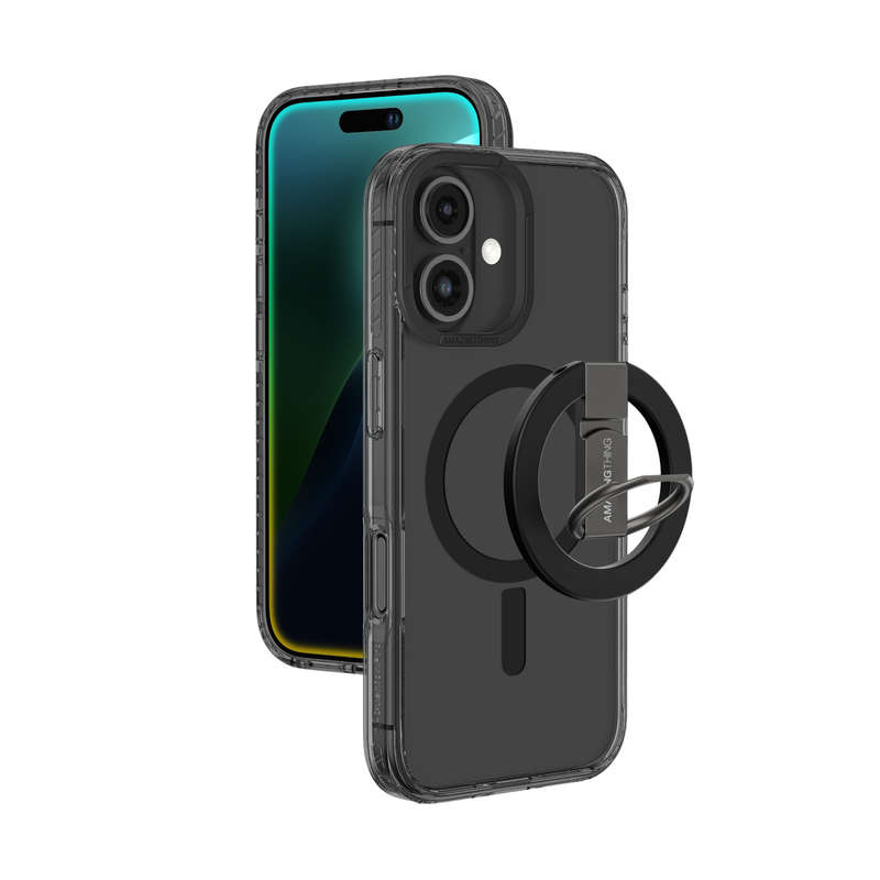 AMAZINGTHING Titan Pro Mag Grip Ring Set Case for iPhone 16/16 Plus/16 Pro/16 Pro Max MagSafe Cover