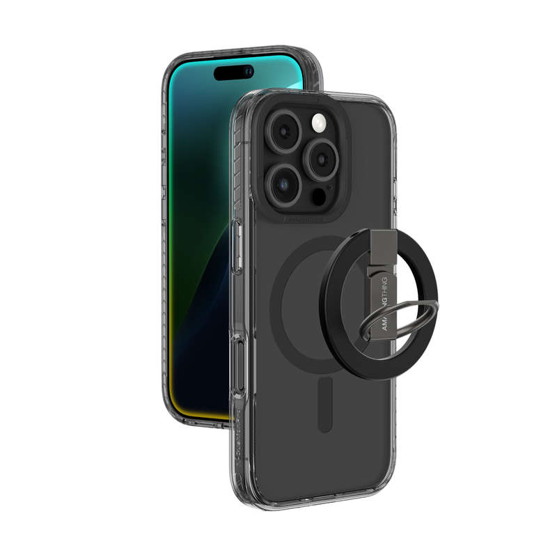 AMAZINGTHING Titan Pro Mag Grip Ring Set Case for iPhone 16/16 Plus/16 Pro/16 Pro Max MagSafe Cover