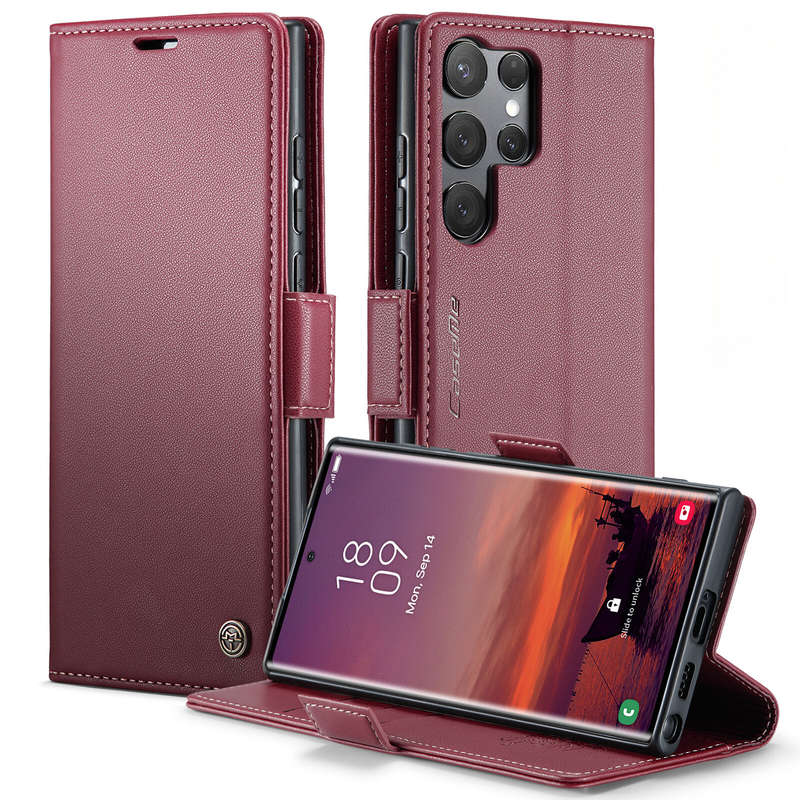 Retro Flip Leather Wallet Cover for Samsung Galaxy S25/S25 Plus/S25 Ultra