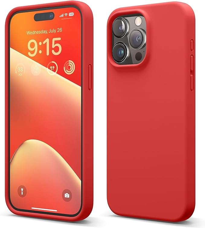 Thickened Design Silicone Cover for iPhone 15 Series Shockproof Case