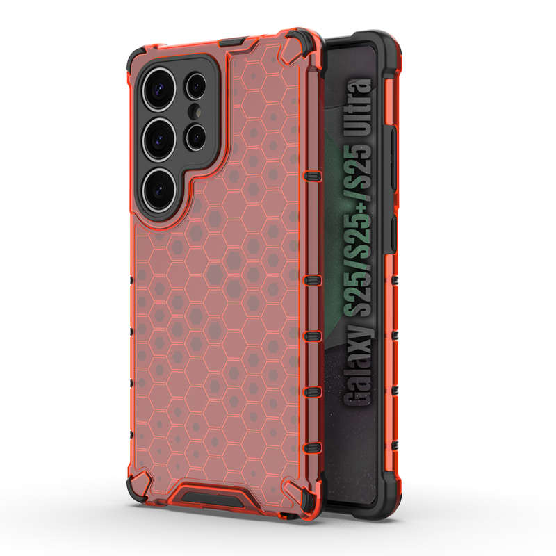 Honeycomb Case for Galaxy S25/S25 Plus/S25 Ultra Shockproof Cover