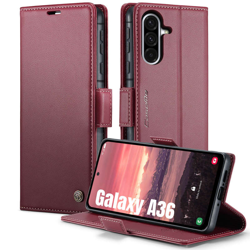 Retro Flip Leather Wallet Cover for Samsung Galaxy A36