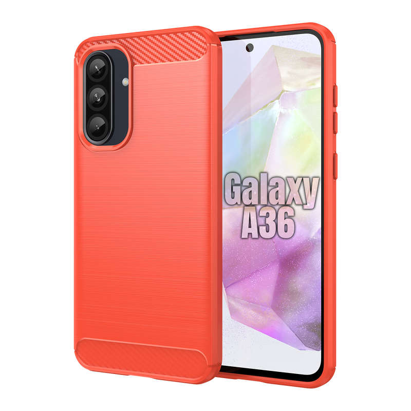 Carbon Fiber Design Case for Galaxy A36 Shockproof Cover