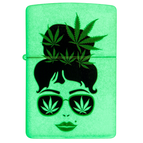 Zippo - Cannabis Design Glow in Dark
