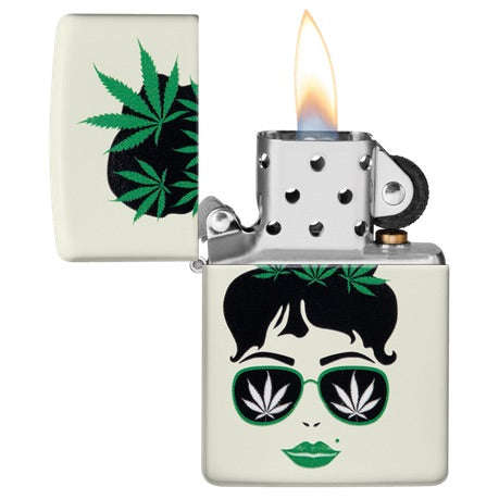 Zippo - Cannabis Design Glow in Dark