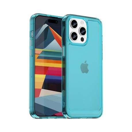 Candy Series Clear Cover for iPhone 15 Pro Max Shockproof Case