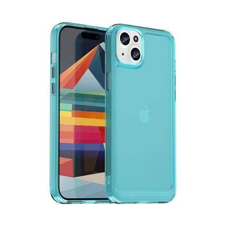 Candy Series Clear Cover for iPhone 15 Plus Shockproof Case