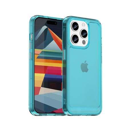 Candy Series Clear Cover for iPhone 15 Pro Shockproof Case